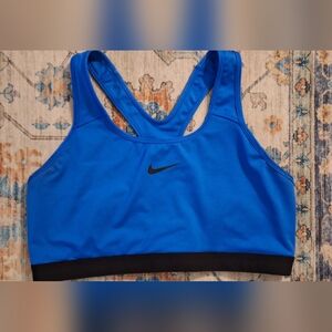 Nike Women's Dri-FIT Blue Sports Bra